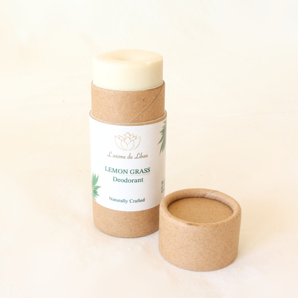 Natural Lemongrass Deodorant Stick –, Aluminum-Free Freshness