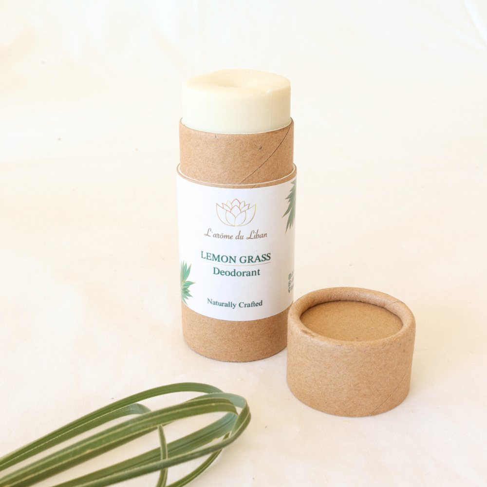Natural Lemongrass Deodorant Stick –, Aluminum-Free Freshness