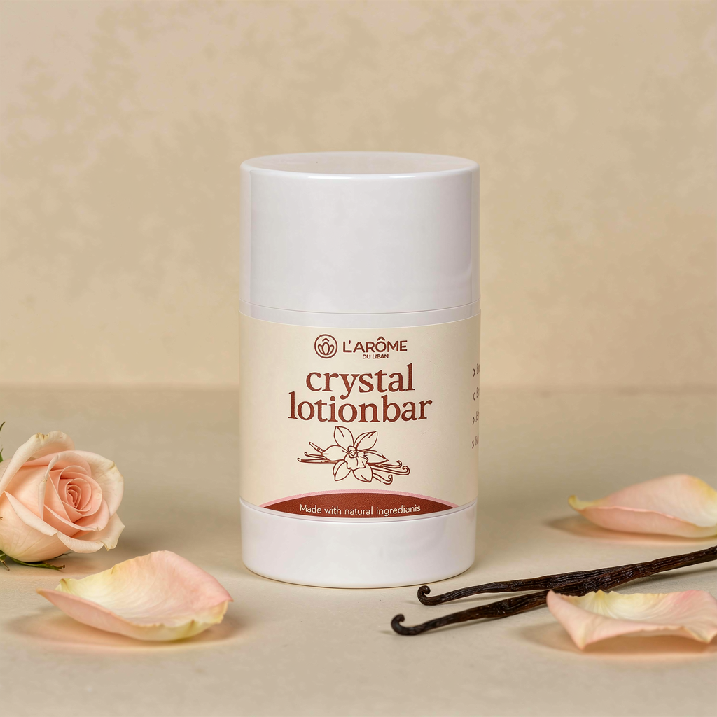 Crystal Solid Lotion Bar - Shea and Cacao Butter Moisturizer
