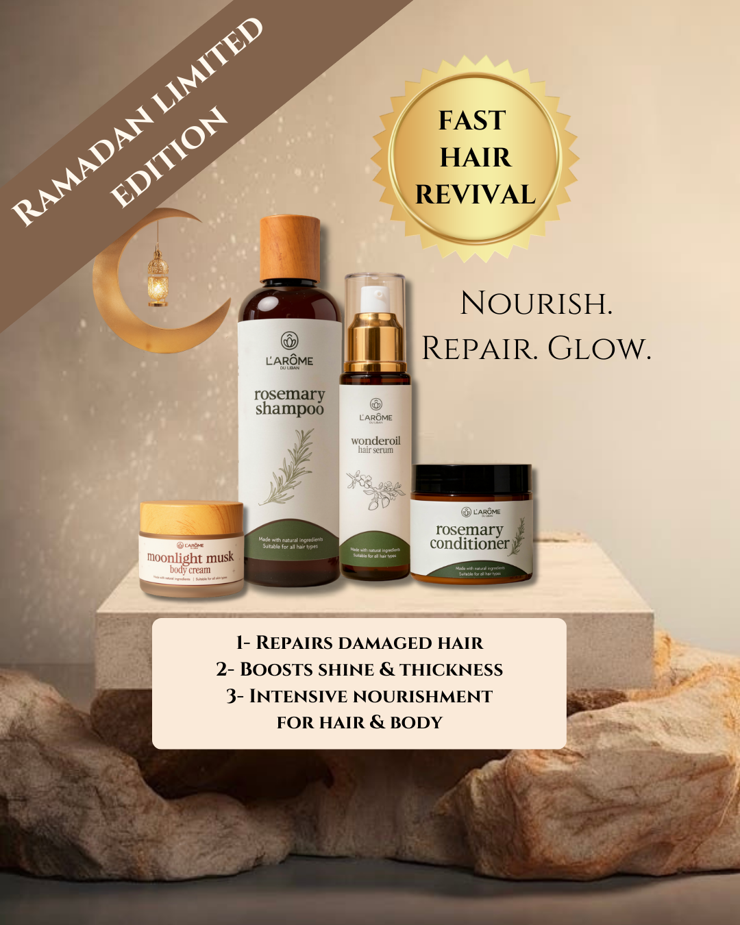 Nourish, Repair & Glow Bundle