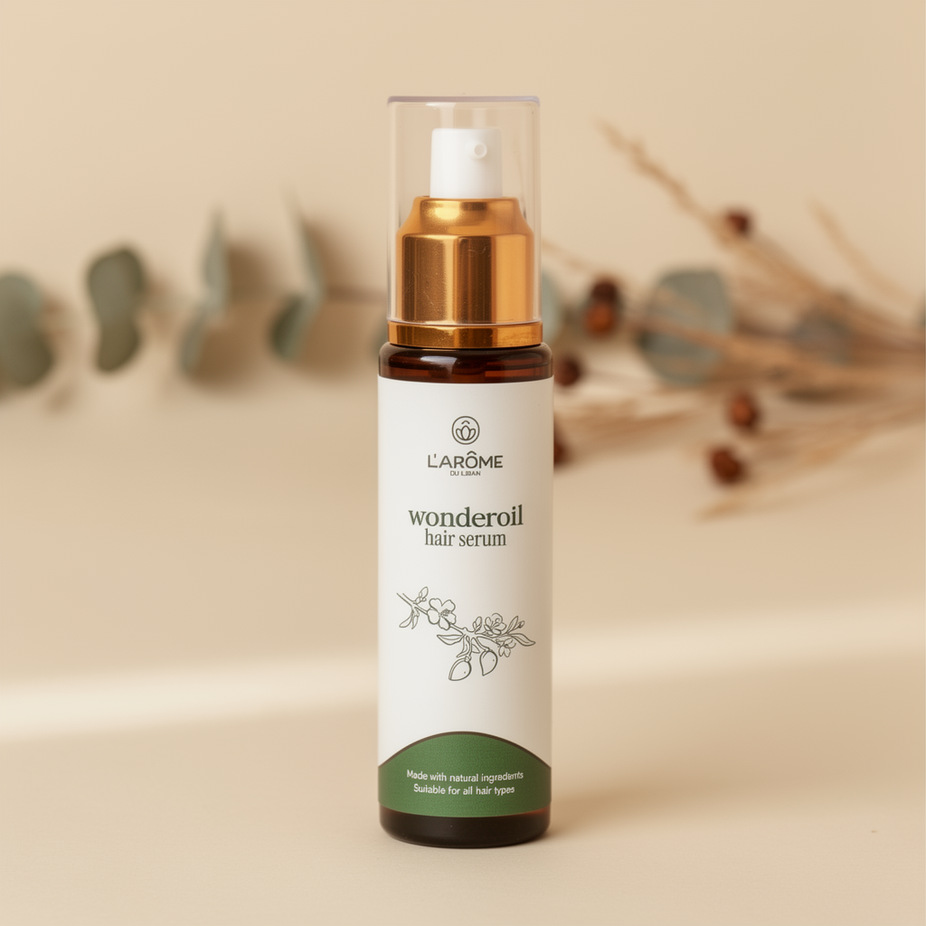 Wonderoil: 7-Oil Luxurious Hair Serum with Argan, Jojoba & Castor for Shine & Repair