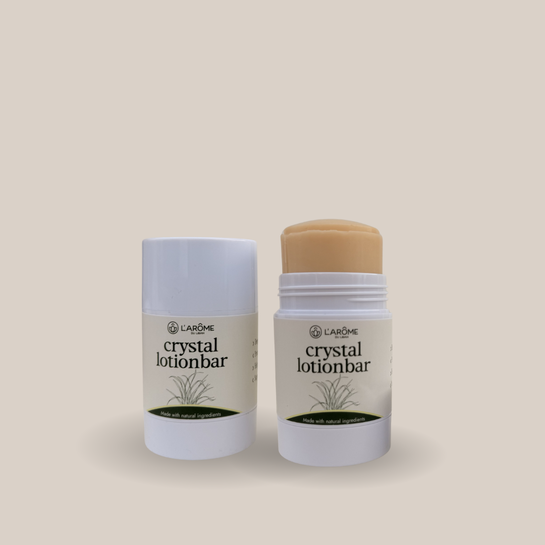 Crystal Solid Lotion Bar - Shea and Cacao Butter Moisturizer